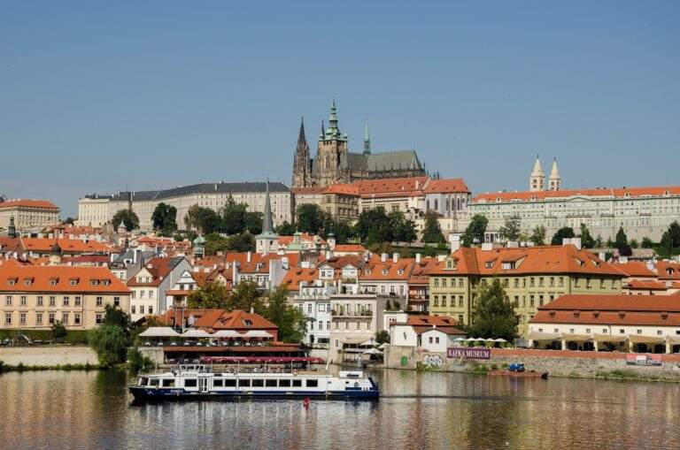 Vistas al castillo de Praga