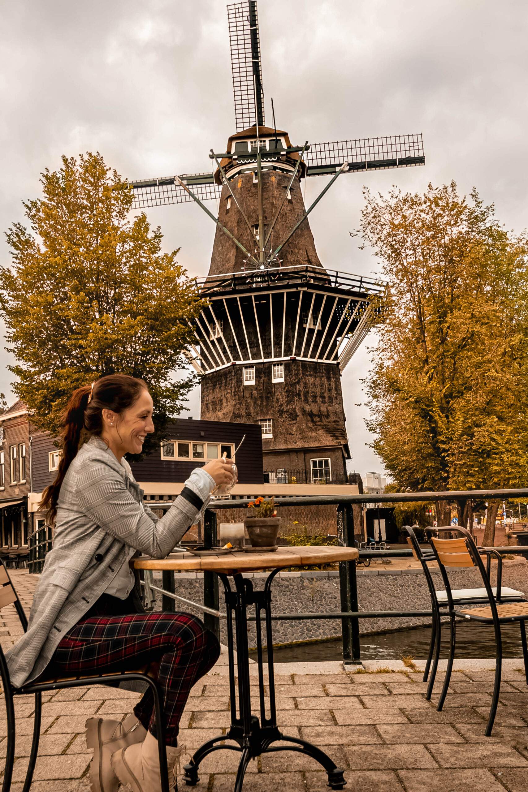 Un molino a las afueras de Amsterdam