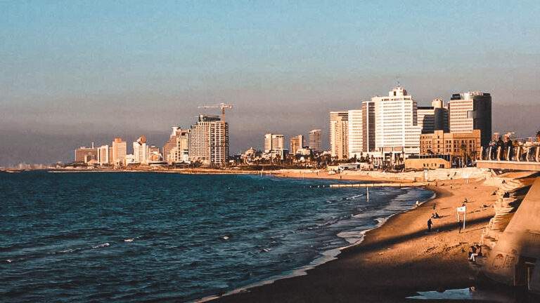 La costa de Tel Aviv