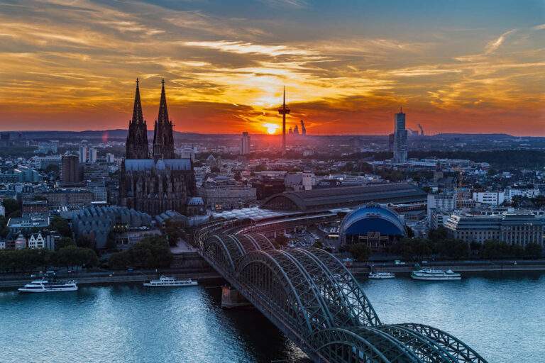 El atardecer en Colonia