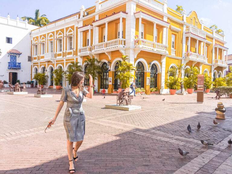 El casco historico de Cartagena de Indias