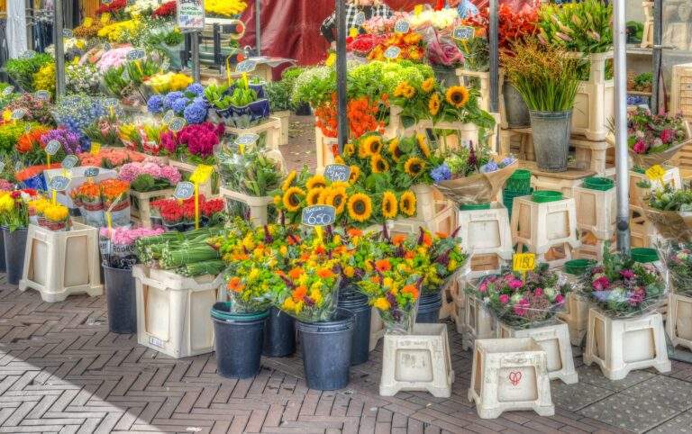 Mercado de flores en Amsterdam