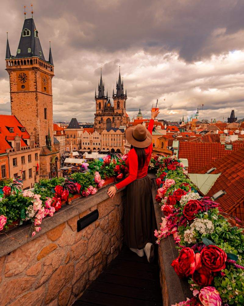 La terraza mas bonita de Praga