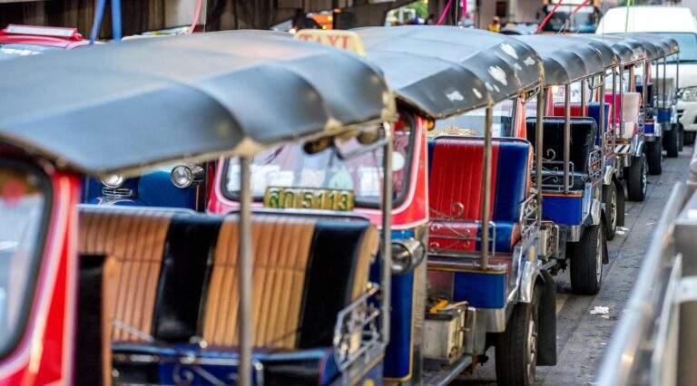 Tuk Tuks en Bangkok