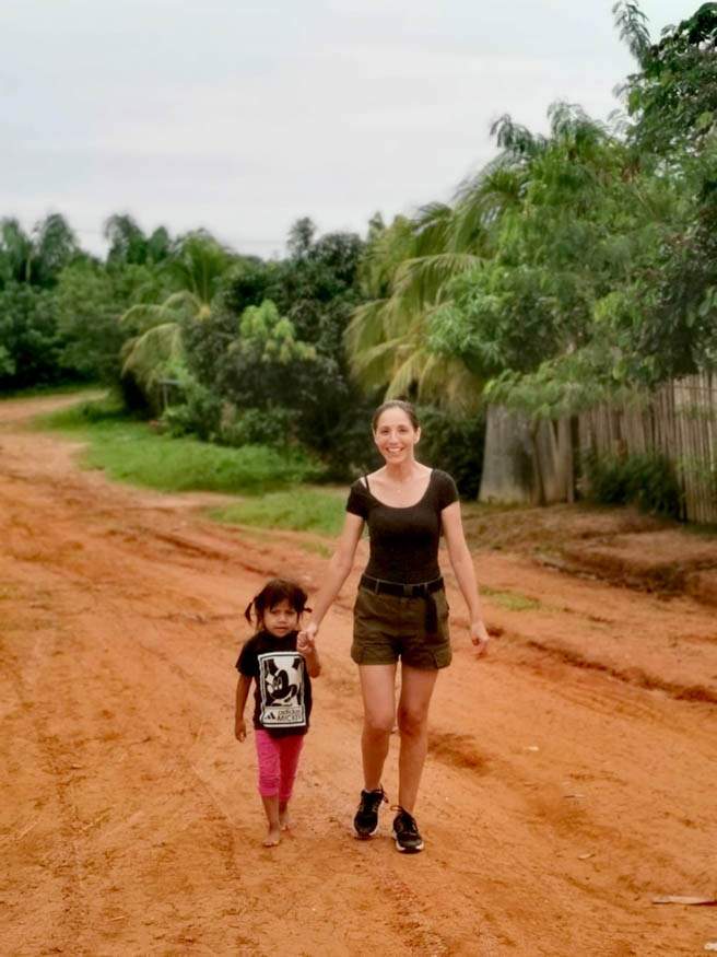 Los ninos peruanos del amazonas