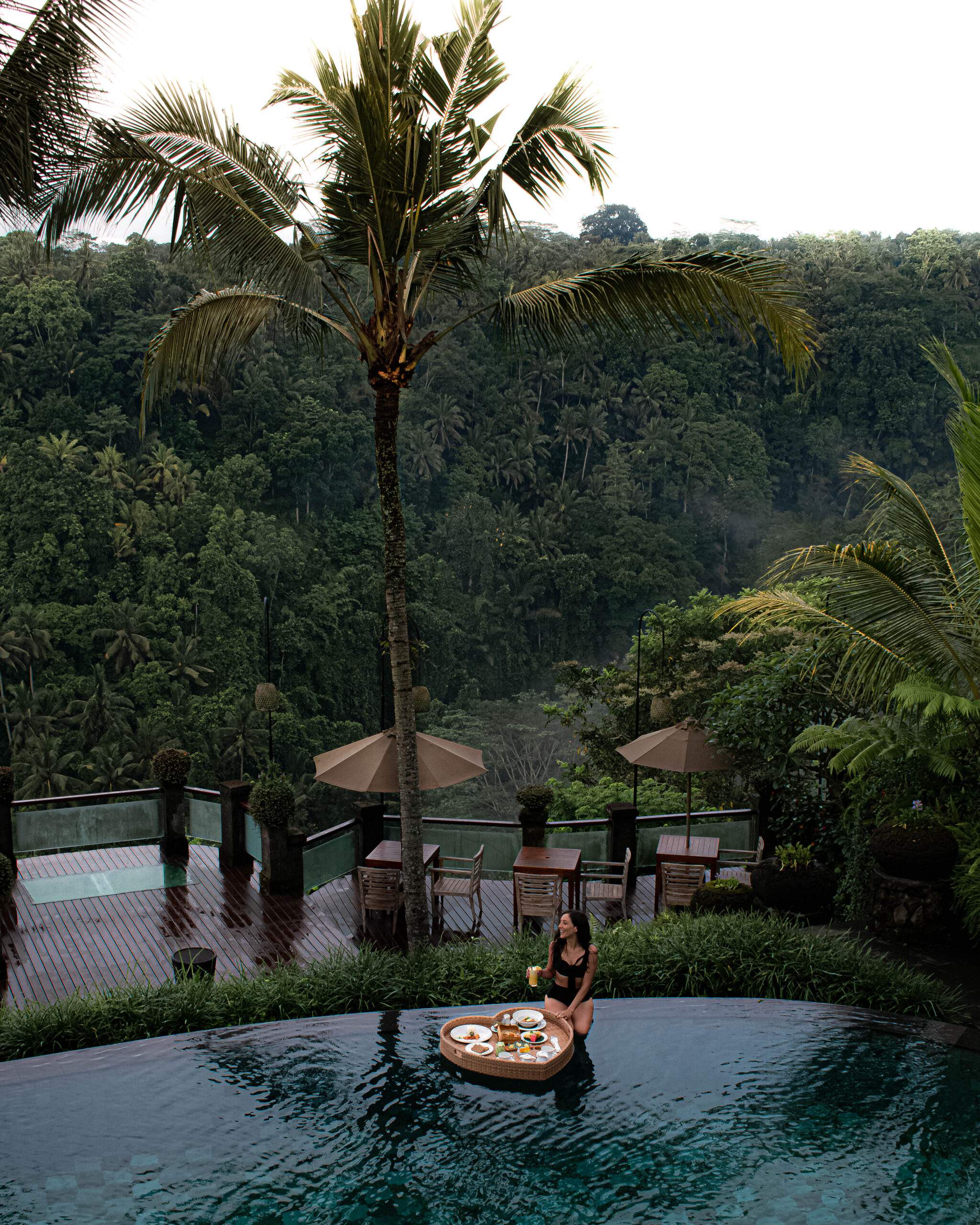 En el hotel en Ubud