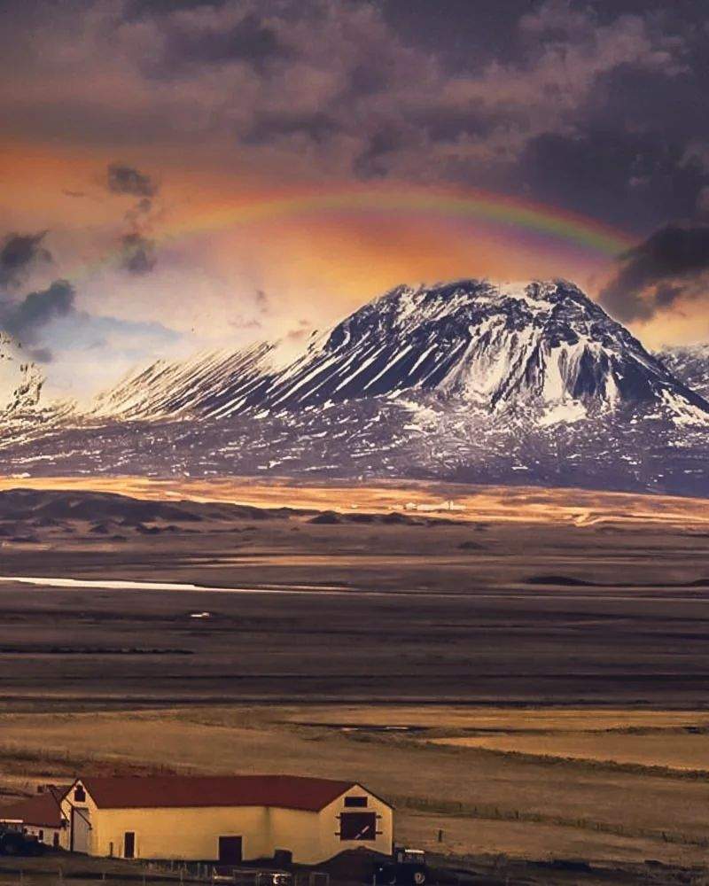 Paisajes con arcoiris de Islandia