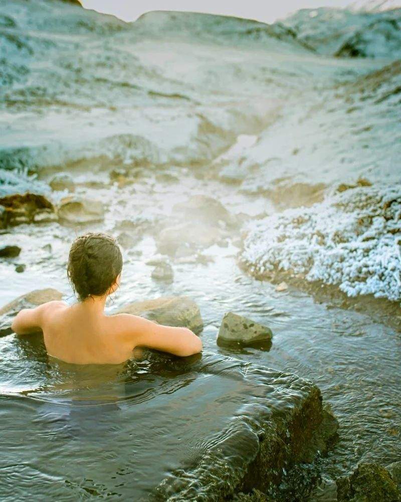 Una piscina natural en Skaftafell